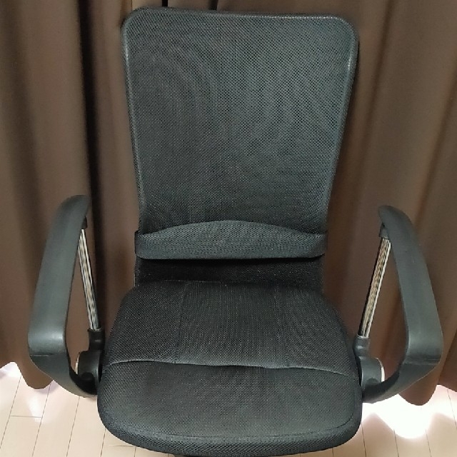 椅子 ワークチェア 昇降 肘掛 (直渡¥1,000) インテリア/住まい/日用品の椅子/チェア(デスクチェア)の商品写真