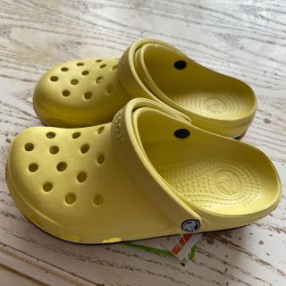 クロックス(crocs)のクロックス 18.5cm(C12/13) イエロー ※お値下げしました※(サンダル)