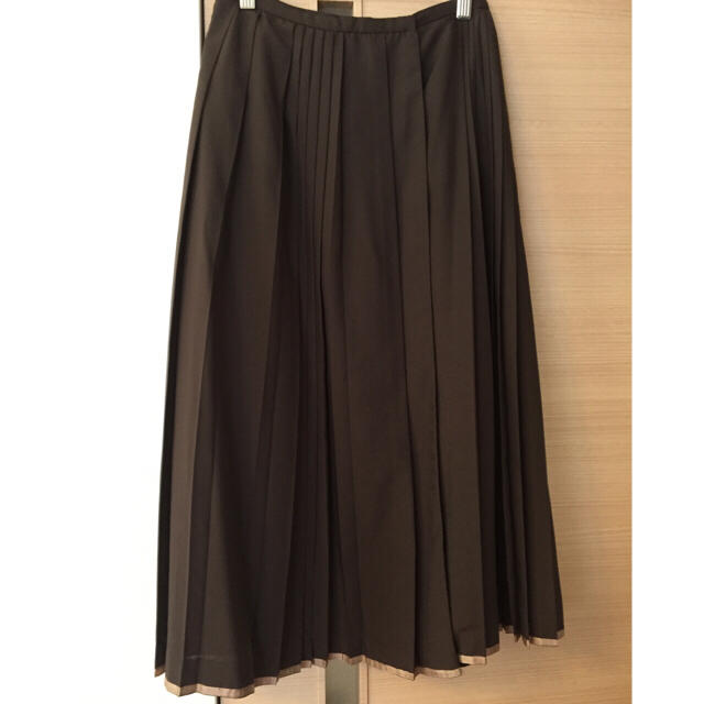 Lois CRAYON(ロイスクレヨン)の美品☆ロイス☆プリーツ 巻きスカート風 レディースのスカート(ロングスカート)の商品写真