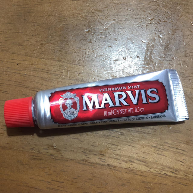 MARVIS(マービス)の+ﾟ｡* マービス　歯磨き粉　シナモン　ミント　10ml 新品未開封*｡ﾟ+ コスメ/美容のオーラルケア(歯磨き粉)の商品写真