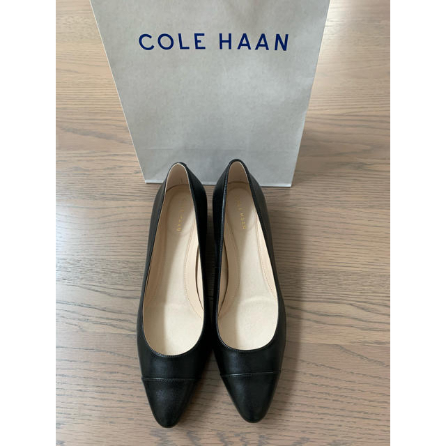 Cole Haan(コールハーン)のパンプス黒【新品未使用】COLE HAAN レディースの靴/シューズ(ハイヒール/パンプス)の商品写真