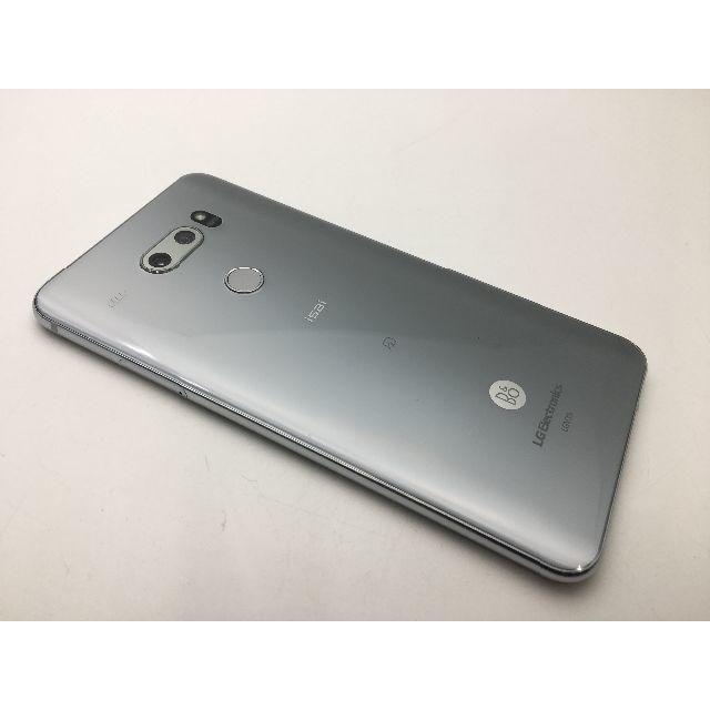 【SIMフリー】【美品】au isai V30+ LGV35 シルバー 290 1