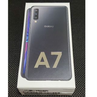 ギャラクシー(Galaxy)のttt0328様Galaxy a7 ブラック 64G 未開封新品(スマートフォン本体)