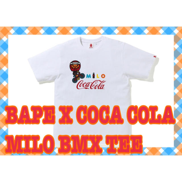 【 BAPE X COCA COLA 】MILO BMX TEE