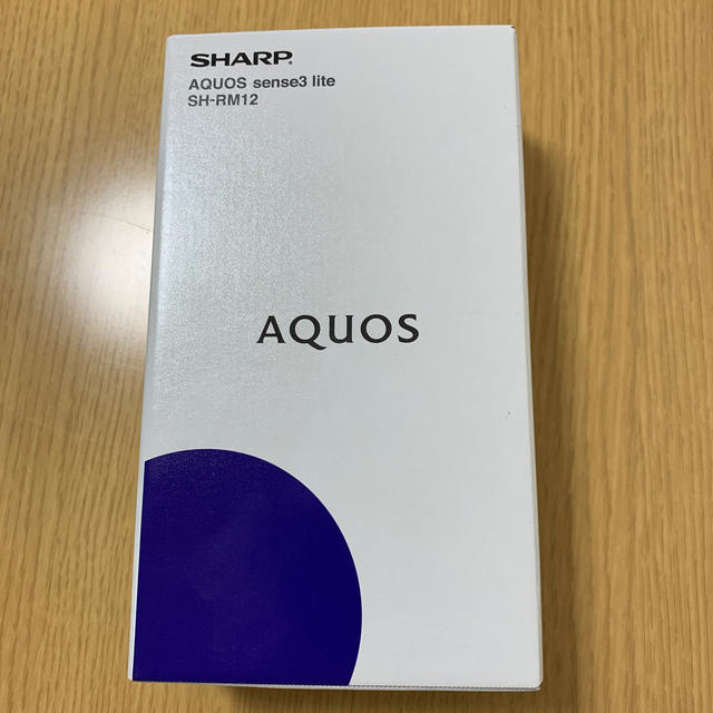 SHARP AQUOS sense3 lite SH-RM12 ブラックスマホ/家電/カメラ