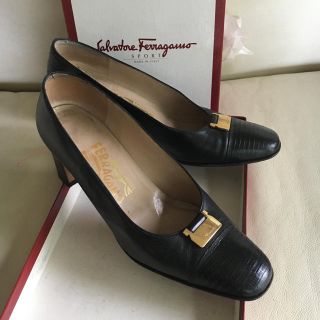 サルヴァトーレフェラガモ(Salvatore Ferragamo)のフェラガモ パンプス　ヒールリペア済です。23〜23.5サイズ/７C(ハイヒール/パンプス)