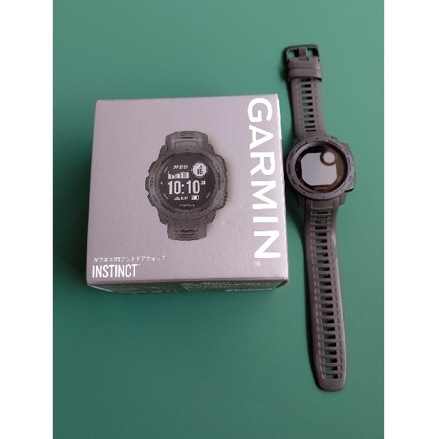 GARMIN(ガーミン)のGARMIN(ガーミン) Instinct Graphite グラファイト メンズの時計(腕時計(デジタル))の商品写真