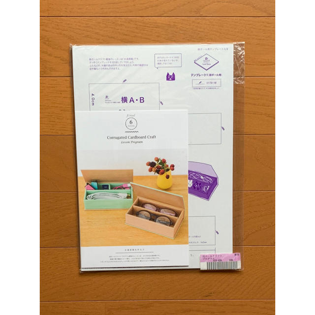 FELISSIMO(フェリシモ)のフェリシモ　ダンボールクラフトセット ハンドメイドの素材/材料(型紙/パターン)の商品写真