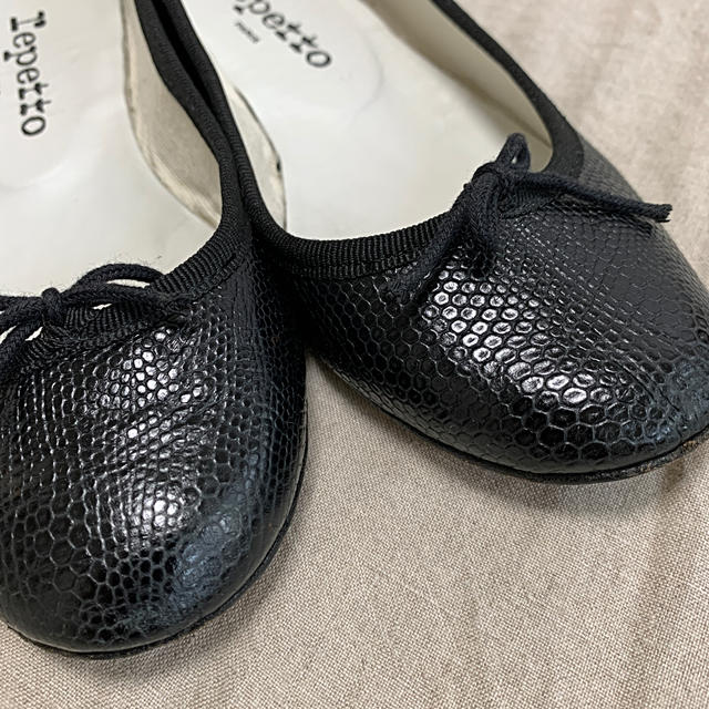 repetto(レペット)の美　レペット　バレエシューズ  35 22 型押し 発表会　フォーマル サンダル キッズ/ベビー/マタニティのキッズ靴/シューズ(15cm~)(フォーマルシューズ)の商品写真