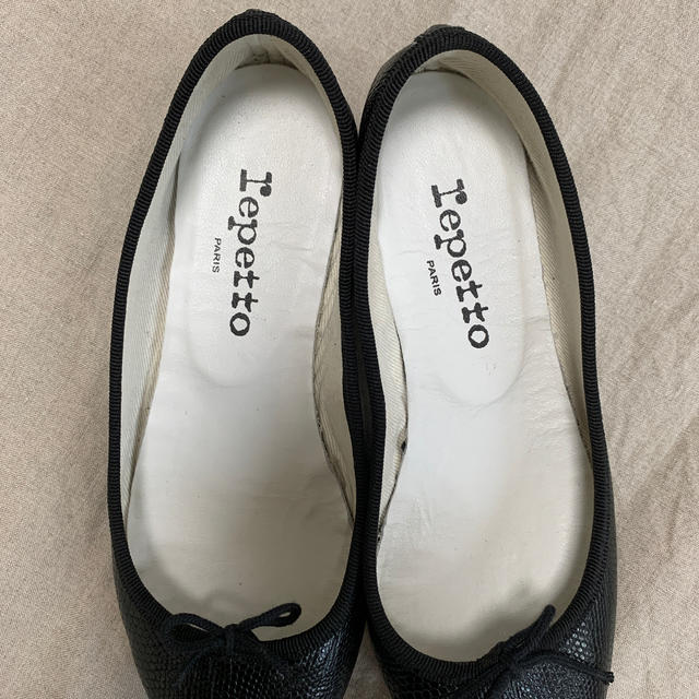 repetto(レペット)の美　レペット　バレエシューズ  35 22 型押し 発表会　フォーマル サンダル キッズ/ベビー/マタニティのキッズ靴/シューズ(15cm~)(フォーマルシューズ)の商品写真