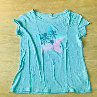 ホリスター(Hollister)のホリスター グリーン ヤシの木ロゴTシャツ  (Tシャツ(半袖/袖なし))