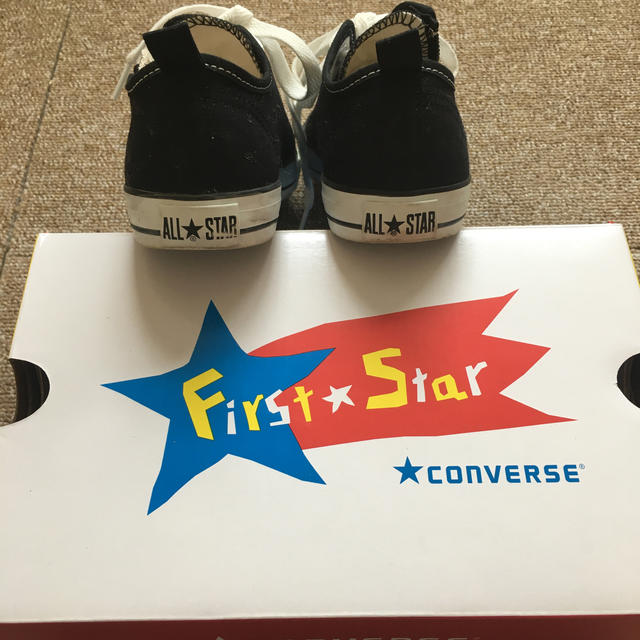 CONVERSE(コンバース)の【converse】19㎝スニーカー黒 キッズ/ベビー/マタニティのキッズ靴/シューズ(15cm~)(スニーカー)の商品写真