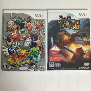 ウィー(Wii)のアイシールド21 フィールド最強の戦士たち&モンスターハンターG(家庭用ゲームソフト)
