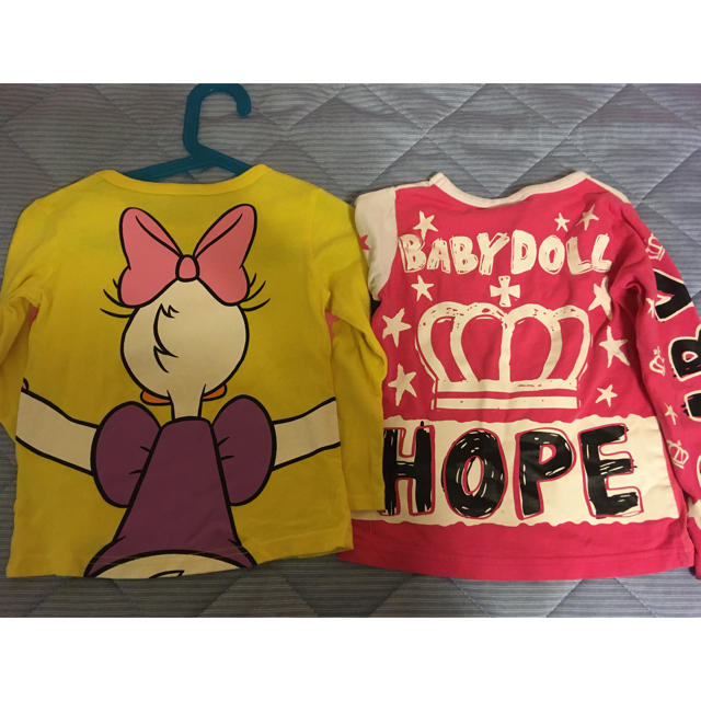 BABYDOLL(ベビードール)の女の子　ロングTシャツ　110 キッズ/ベビー/マタニティのキッズ服女の子用(90cm~)(Tシャツ/カットソー)の商品写真