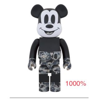 メディコムトイ(MEDICOM TOY)のBE@RBRICK BAPE MICKEY MOUSE 1000%(キャラクターグッズ)