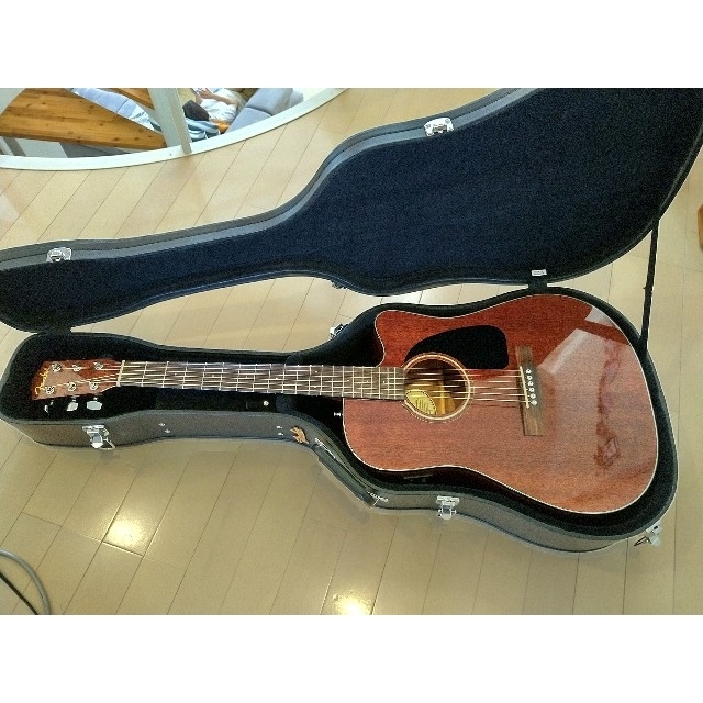 ギターFenderエレアコCD-60CE All Mahogany