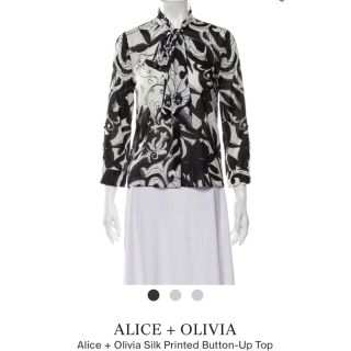 アリスアンドオリビア(Alice+Olivia)のAlice＋Olivia アリスアンドオリビア　シルク　ボウタイ　ブラウス(シャツ/ブラウス(長袖/七分))