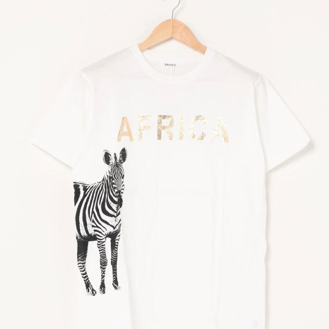 新品未使用　FREDYMAC AFRICA GOLD箔Tシャツ レディースのトップス(Tシャツ(半袖/袖なし))の商品写真