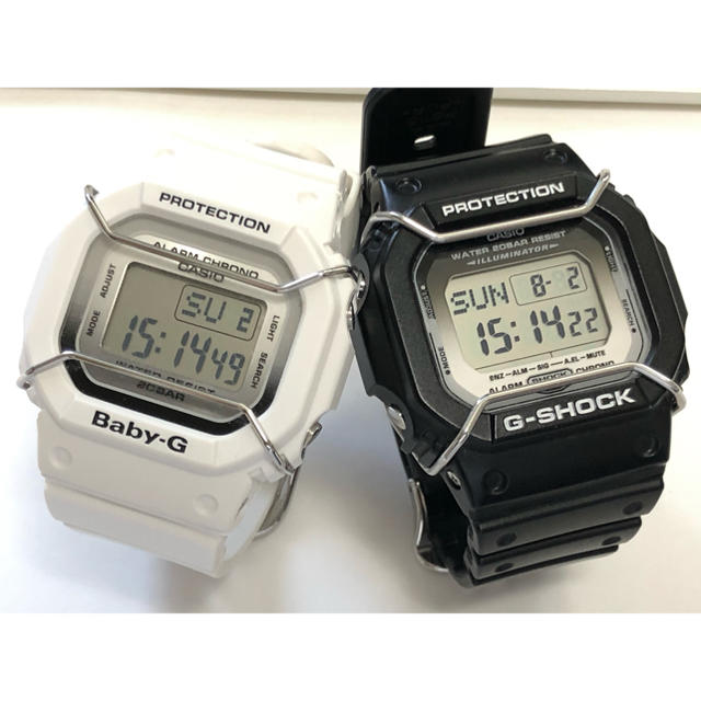 G-SHOCK/ラバコレ/ペア/baby-g/限定/2016年/スピード/白/黒メンズ