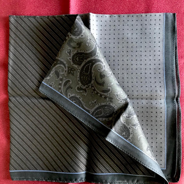 Orobianco(オロビアンコ)のオロビアンコ メンズハンカチ ２枚セット メンズのファッション小物(ハンカチ/ポケットチーフ)の商品写真