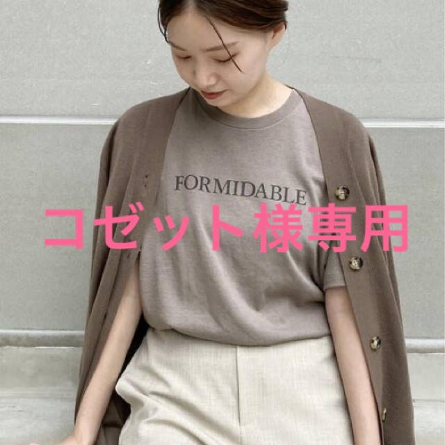 IENA(イエナ)のイエナ　FORMIDABLE Tシャツ レディースのトップス(Tシャツ(半袖/袖なし))の商品写真