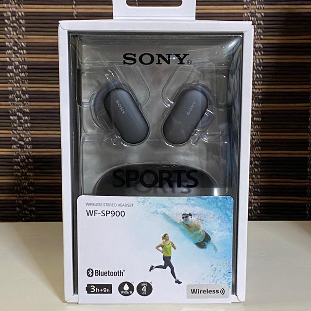 SONY WF-SP900BM ワイヤレスイヤホン 美品 - ヘッドフォン/イヤフォン