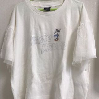 ジーユー(GU)のDisneyレースTシャツ(Tシャツ(半袖/袖なし))