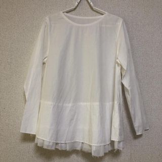 Pal'las Palace/ 裾フリル コットン ブラウス