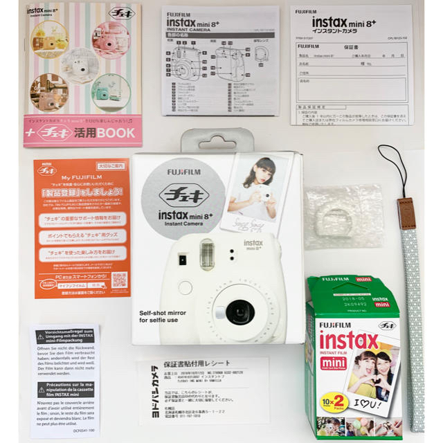 富士フイルム(フジフイルム)のチェキinstax mini 8+ スマホ/家電/カメラのカメラ(フィルムカメラ)の商品写真