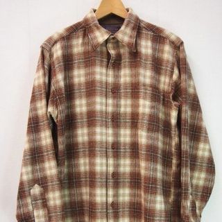 ペンドルトン(PENDLETON)の実寸 L 70s ビンテージ Pendleton ウール シャツ 古着 b50(シャツ)