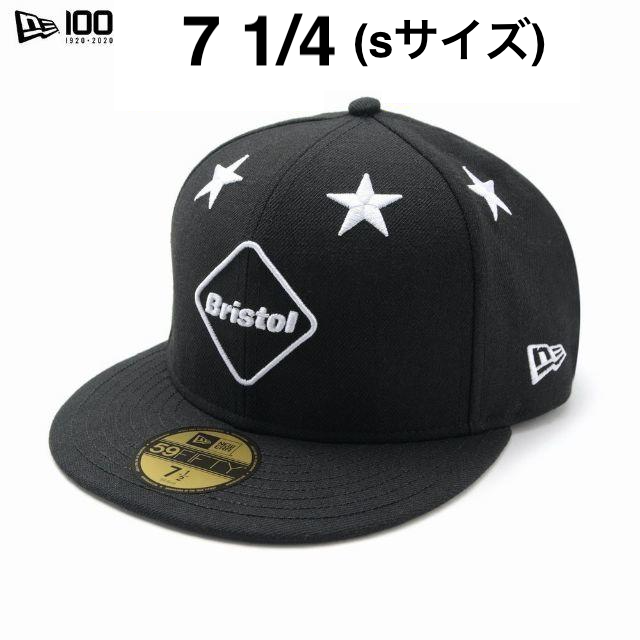 BLACKブラックサイズSサイズ F.C.Real Bristol NEW ERA L 7 1/4 ソフ