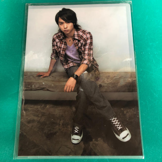 嵐(アラシ)の嵐 櫻井翔 コンサートグッズ 下敷き+クリアファイル3枚セット エンタメ/ホビーのタレントグッズ(アイドルグッズ)の商品写真