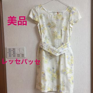 レッセパッセ(LAISSE PASSE)の美品レッセパッセワンピース♡ジルスチュアートアプワイザーリッシェリランドチュール(ひざ丈ワンピース)