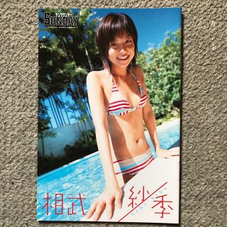 ショウガクカン(小学館)の相武紗季ミニ写真集　ヤングサンデー2005 NO.22.23特別付録(女性タレント)