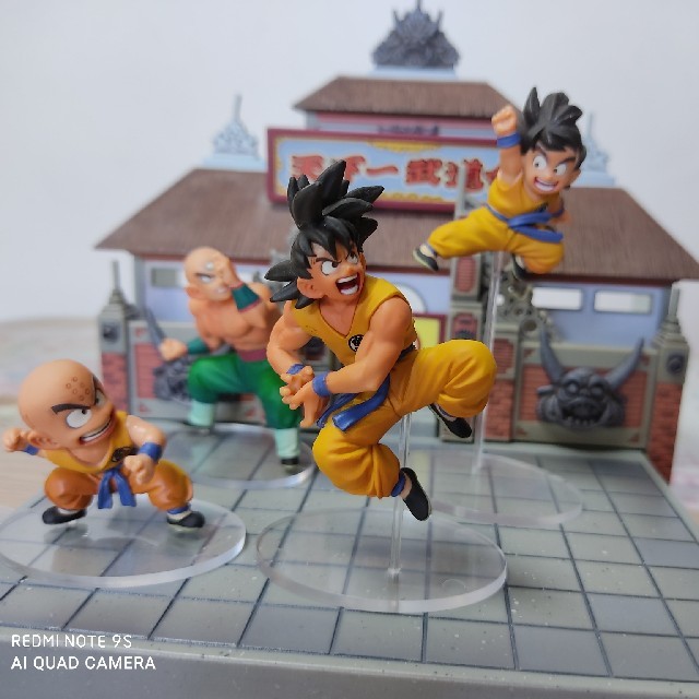 ドラゴンボール(ドラゴンボール)のドラゴンボール　天下一武道会　ジオラマセット　特典フィギュア ハンドメイドのおもちゃ(フィギュア)の商品写真