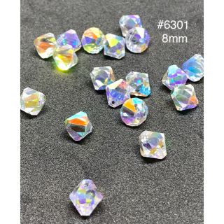 スワロフスキー(SWAROVSKI)のスワロフスキー　ビーズ　#6301 2種(各種パーツ)