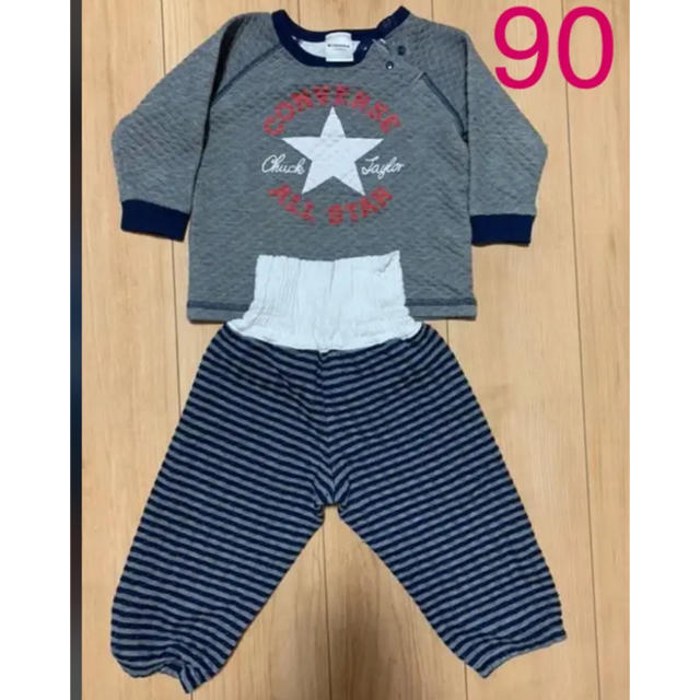 CONVERSE(コンバース)の長袖　パジャマ　コンバース　90 キッズ/ベビー/マタニティのキッズ服男の子用(90cm~)(パジャマ)の商品写真