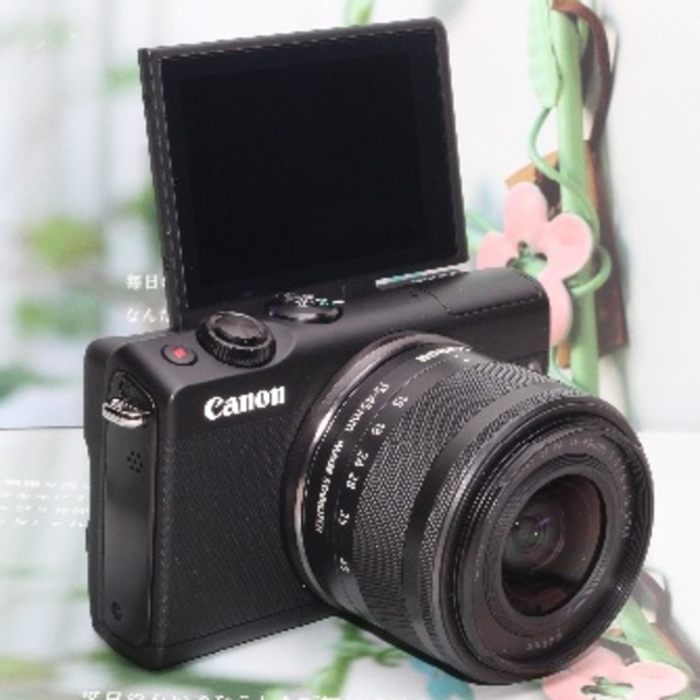 ❤️新品カメラバッグ&予備バッテリー❤️Canon EOS M100❤️ミラーレス