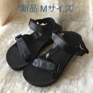 ジーユー(GU)の新品*GU スポーツサンダル ブラック M(サンダル)