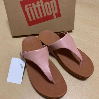 フィットフロップ(fitflop)の新品★Fitflop フィットフロップ  ピンクトングサンダル★23(サンダル)