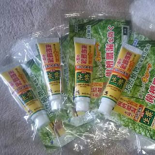 コバヤシセイヤク(小林製薬)の生葉   薬用ハミガキ  試供品  ４本(歯磨き粉)