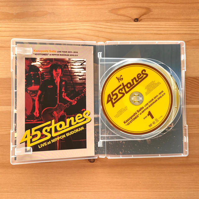 【初回限定盤】斉藤和義 LIVE DVD 45stones 2枚組 日本武道館 エンタメ/ホビーのDVD/ブルーレイ(ミュージック)の商品写真