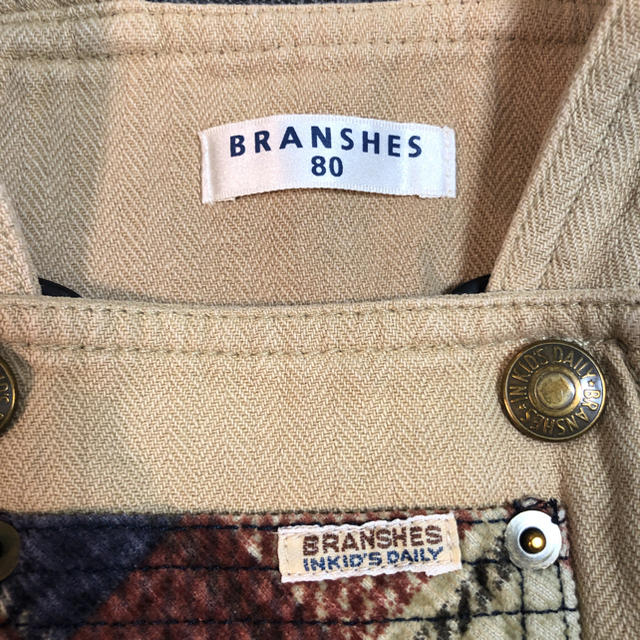 Branshes(ブランシェス)の☆サイズ 80☆ ジャンパースカート キッズ/ベビー/マタニティのベビー服(~85cm)(ワンピース)の商品写真