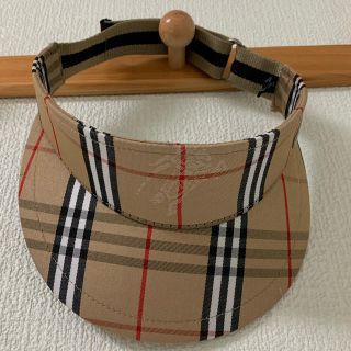 Burberry サンバイザー　帽子(キャップ)