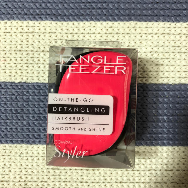 コストコ(コストコ)のTANGLE TEEZER タングルティーザー　新品　未使用　ピンク　コストコ コスメ/美容のヘアケア/スタイリング(ヘアブラシ/クシ)の商品写真