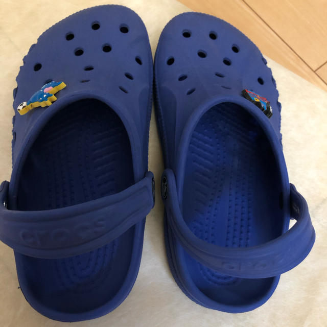 crocs(クロックス)のクロックス　ブルー　　　トーマス　ロディ　　22センチ　J4表記 キッズ/ベビー/マタニティのキッズ靴/シューズ(15cm~)(サンダル)の商品写真