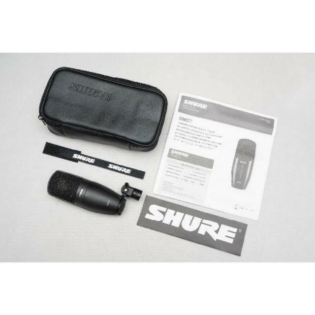 Shure SM27 コンデンサーマイク シュアー 美品 楽器のレコーディング/PA機器(マイク)の商品写真