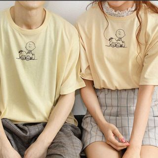 スヌーピー(SNOOPY)のスヌーピー    Tシャツ　男女兼用　Mサイズ(Tシャツ(半袖/袖なし))