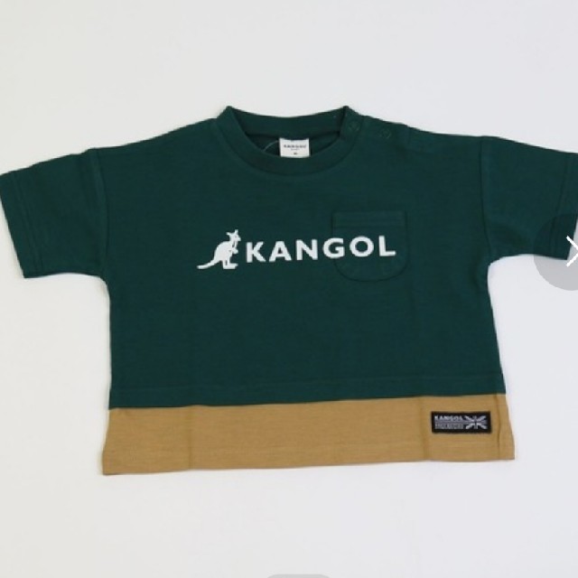 KANGOL(カンゴール)の【新品】KANGOL　バイカラーTシャツ　95  キッズ/ベビー/マタニティのキッズ服男の子用(90cm~)(Tシャツ/カットソー)の商品写真