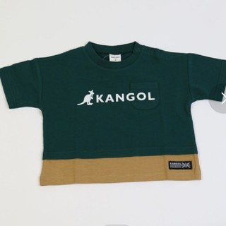 カンゴール(KANGOL)の【新品】KANGOL　バイカラーTシャツ　95 (Tシャツ/カットソー)